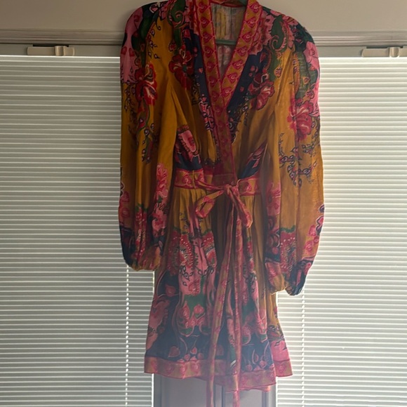 Zimmermann wrap dress AU size 3 US size 8-10 - Picture 5 of 9